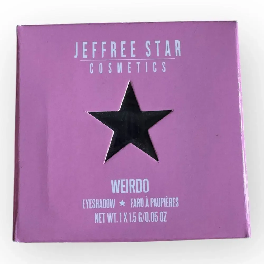 NIB Jeffree Star Cosmetics Eyeshadow Artistry Single – Weirdo (Black)